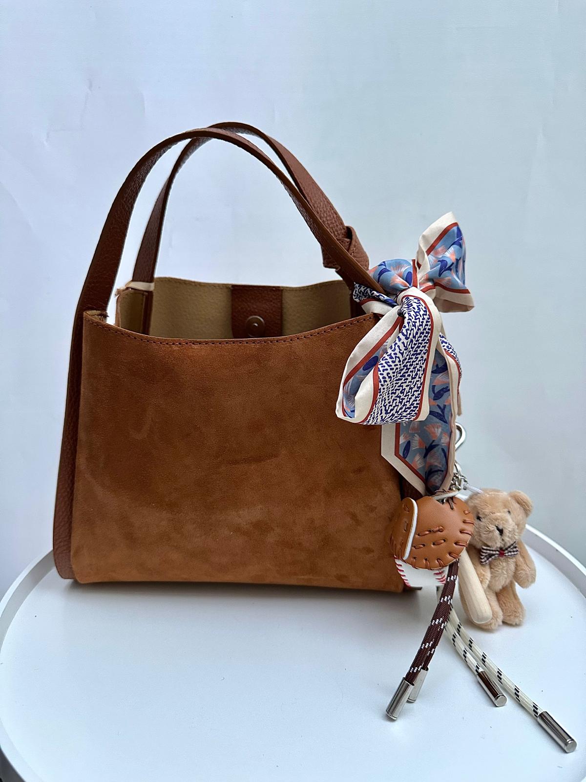 Leather Bag Teddy Chic Giftbox #73 - Image 4