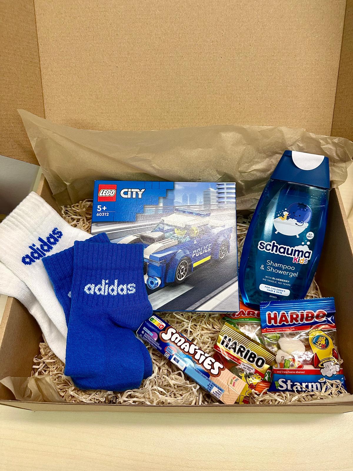 Lego City Police & Adidas Socks Boys Gift Box #154 - Image 2