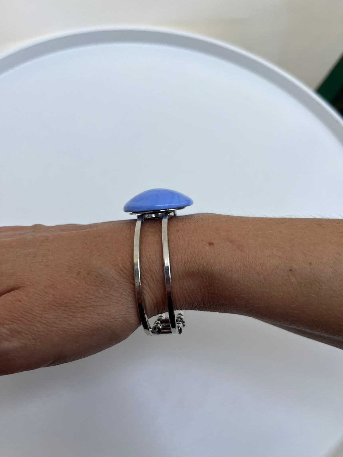 Blue Simplicity Murano Bracelet Giftbox #159 - Image 3